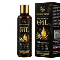 Glow by Pasco 100% Herbal Hair Oil – Anti Hair Fall & Growth Solution