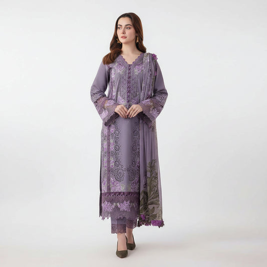 LUXURY LAWN UNSTITCHED 3PCS Ware By Hania Amir